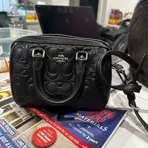 Coach Black Quilted Women's Bag